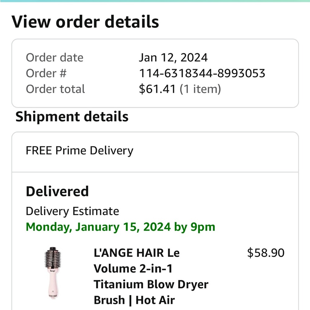 Lange Hair. Brush